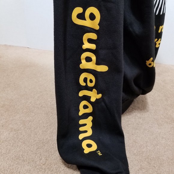 Gudetama hoodie 2XL NWT You Can Roll But You Can't Hide pullover lazy egg Sanrio - Picture 10 of 14